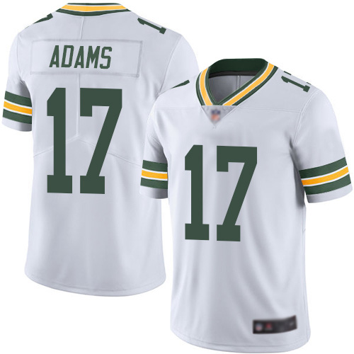 Green Bay Packers Limited White Men #17 Adams Davante Road Jersey Nike NFL Vapor Untouchable->green bay packers->NFL Jersey